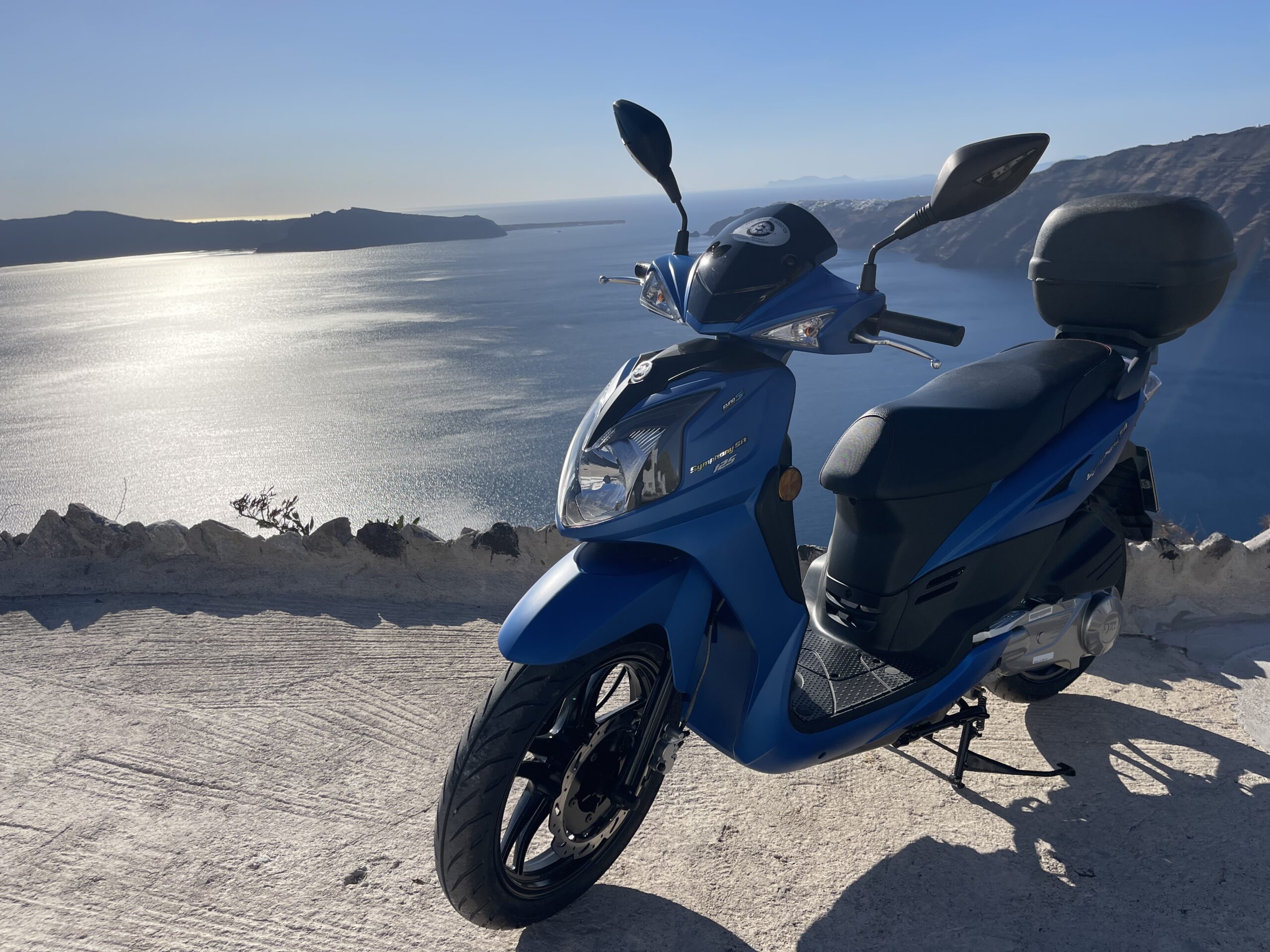 Rent a Scooter in Santorini for the First Time