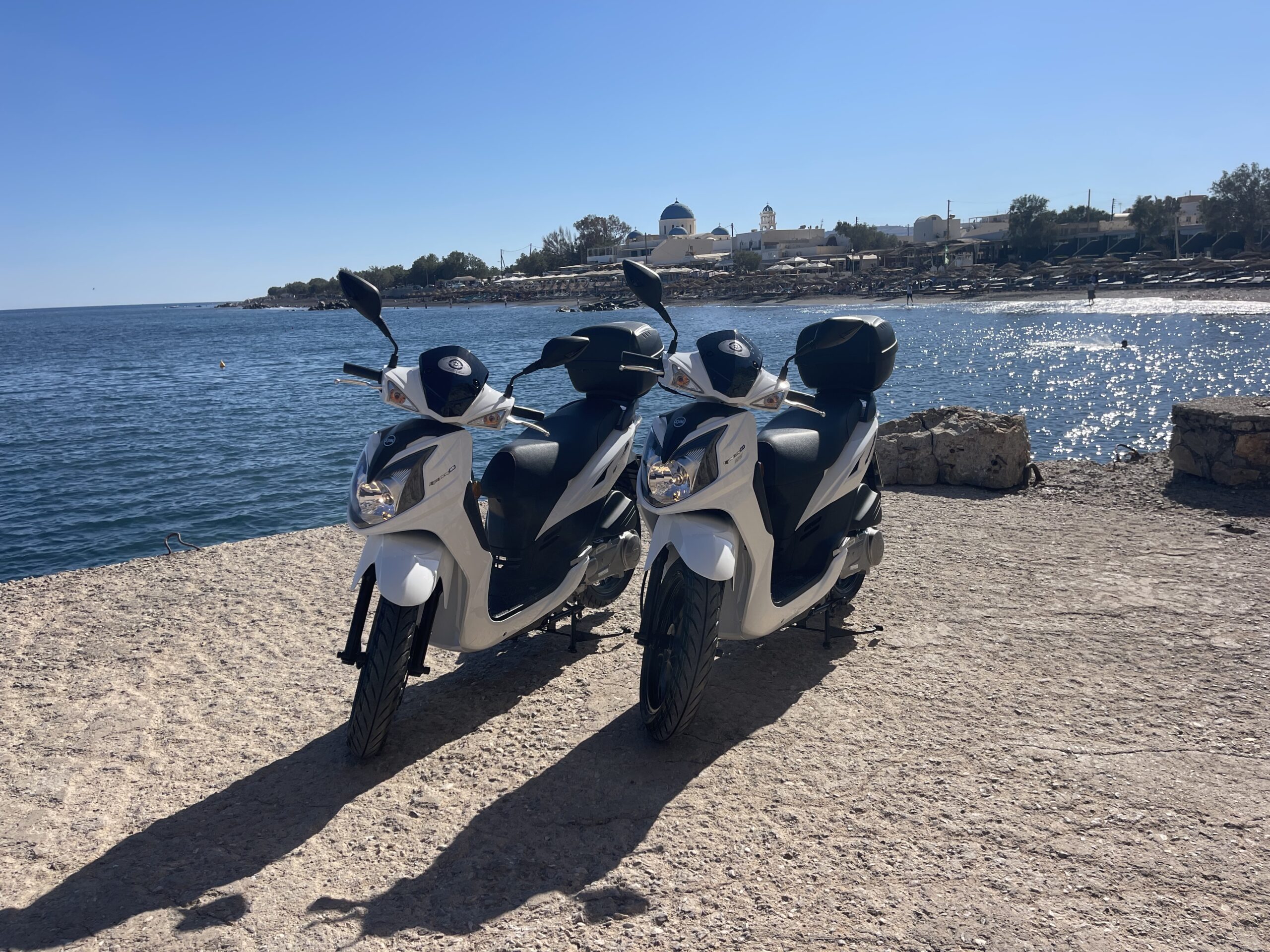 Best Places to Visit in Santorini with a Scooter