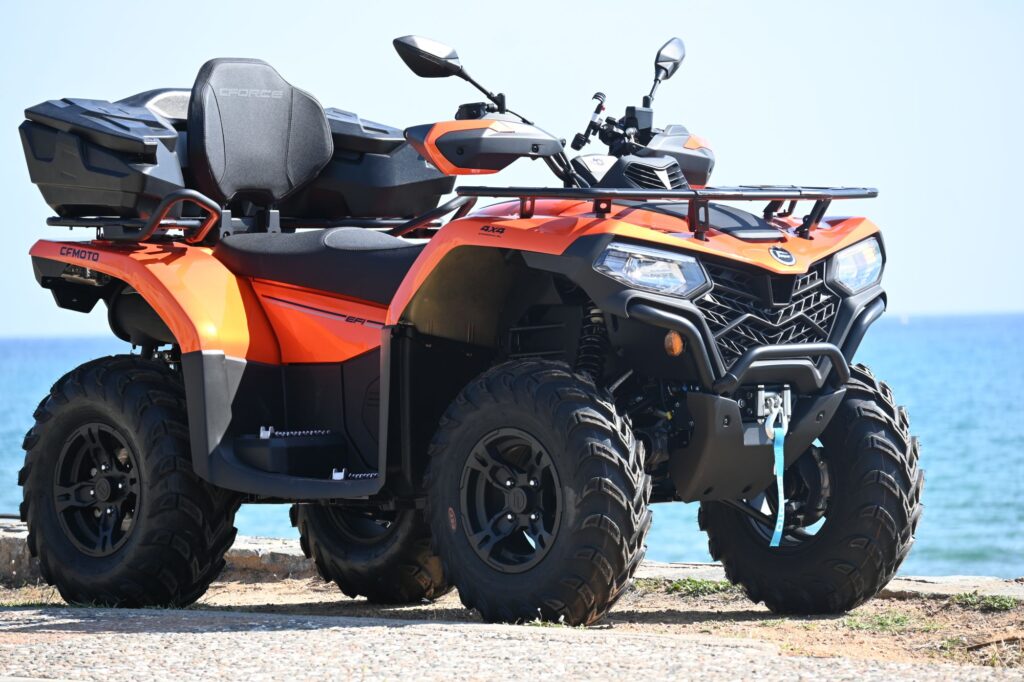 Safe ATV rental in Santorini